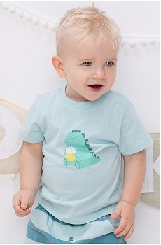 Хлопковая футболка для мальчика Crockid