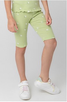 Велосипедки в рубчик из кашкорсе для девочки Crockid