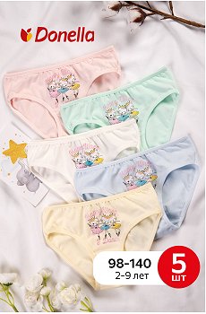 Трусы для девочки 5шт- Donella