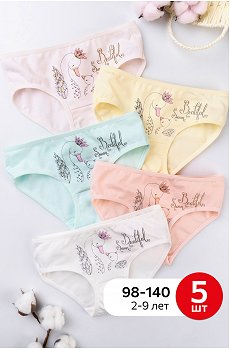 Трусы для девочки 5шт- Donella