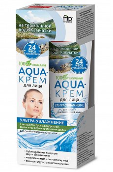 Aqua-крем для лица Ультра-увлажнение для сухой и чувствительной кожи 45 мл Fito косметик