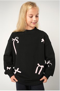 Свитшот оверсайз для девочки из футера трехнитки Happyfox