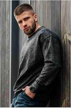 Мужской лонгслив оверсайз Happyfox