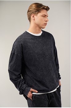 Мужской лонгслив оверсайз Happyfox