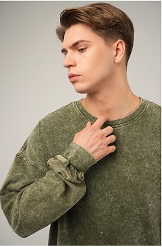 Мужской лонгслив оверсайз Happyfox