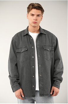 Мужская джинсовая рубашка Happyfox
