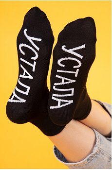 Хлопковые носки с добавлением эластана Happy Fox