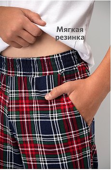 шотландка.клетка.красный