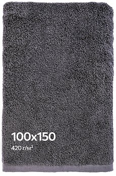 Большое махровое полотенце 100x150 Happy Fox Home