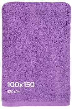 Большое махровое полотенце 100x150 Happy Fox Home