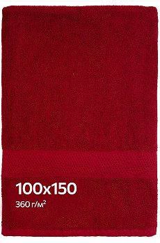 Большое махровое полотенце 100x150 Happy Fox Home