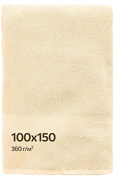 Большое махровое полотенце 100x150 Happy Fox Home