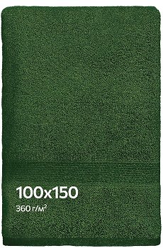 Большое махровое полотенце 100x150 Happy Fox Home