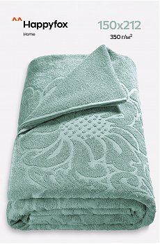 Махровая простыня 150Х212 Happy Fox Home