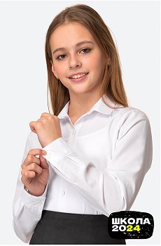 Рубашка с длинным рукавом для девочки Happy Fox