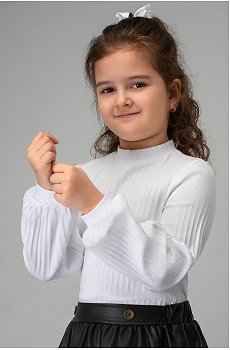 Блузка для девочки с длинным рукавом Happyfox