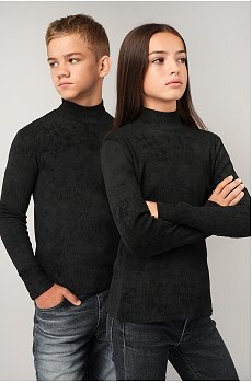 Детская базовая водолазка в рубчик Happyfox