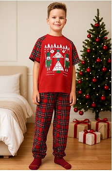 Новогодняя пижама для мальчика Happyfox