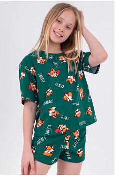 Пижама для девочки Happy Fox