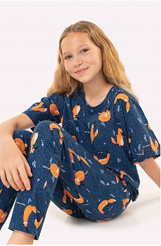 Пижама для девочки Happy Fox