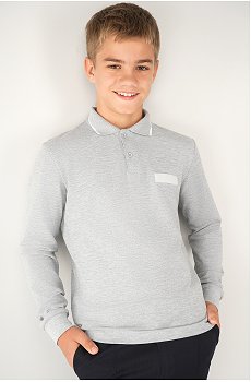 Рубашка-поло с длинным рукавом для мальчика Happyfox