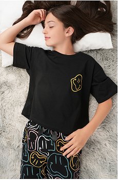 Хлопковая пижама для девочки Happyfox