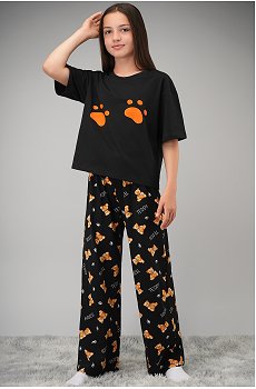Хлопковая пижама для девочки Happyfox