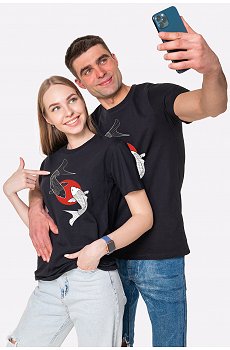 Хлопковая футболка Happy Fox