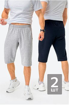 Мужские шорты из футера двухнитки 2 шт. Happyfox