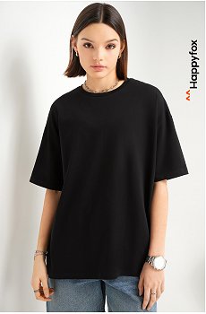 Женская футболка оверсайз Happyfox