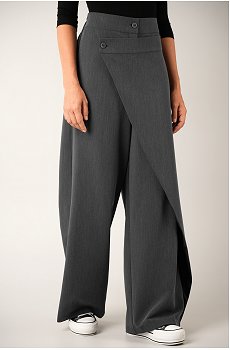 Женские асимметричные брюки с запахом Happyfox