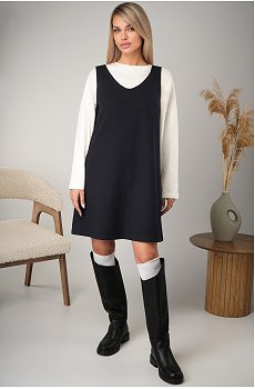 Женское офисное платье - сарафан Happyfox