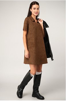 Женское базовое платье - поло Happyfox