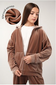 Велюровый костюм для девочки Happyfox