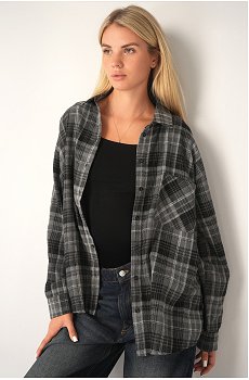 Рубашка женская в клетку Happyfox