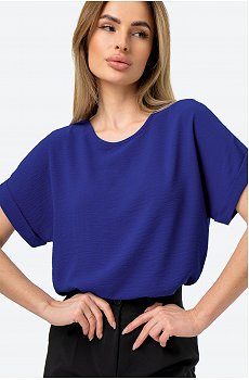 Женская летняя блузка из ткани-жатка Happy Fox