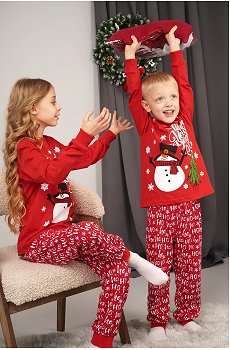 Детская новогодняя пижама Happyfox