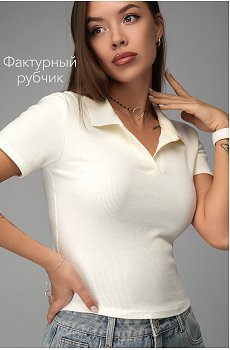 Женский топ-поло Happyfox