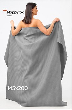 Простыня вафельная 145Х200 Happy Fox Home