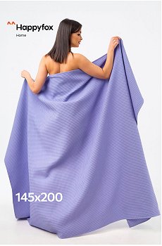 Простыня вафельная 145Х200 Happy Fox Home