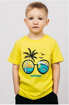 Хлопковая футболка для мальчика Lets Go