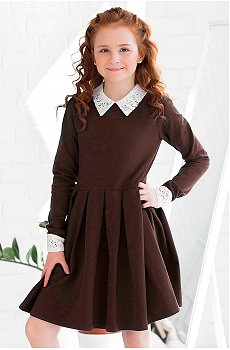 Платье для девочки из футера Looklie