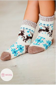 Носки для девочки шерстяные Бабушкины носки