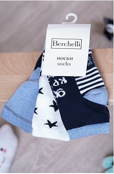Носки для мальчика 3 пары Berchelli