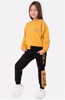 Костюм для девочки из футера двухнитки Bonito