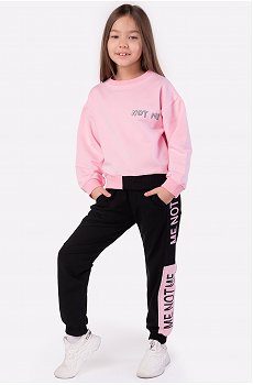 Костюм для девочки из футера двухнитки Bonito