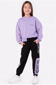 Костюм для девочки из футера двухнитки Bonito