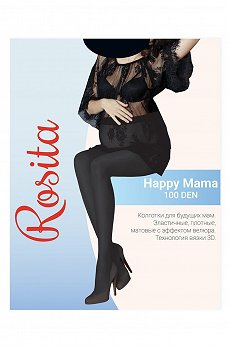 Женские матовые колготки для беременных 100 ден Rosita