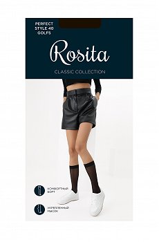 Женские эластичные гольфы с эластаном 40 ден Rosita