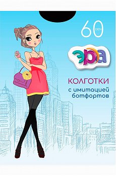 Матовые капроновые колготки для девочки 60 Den Эра